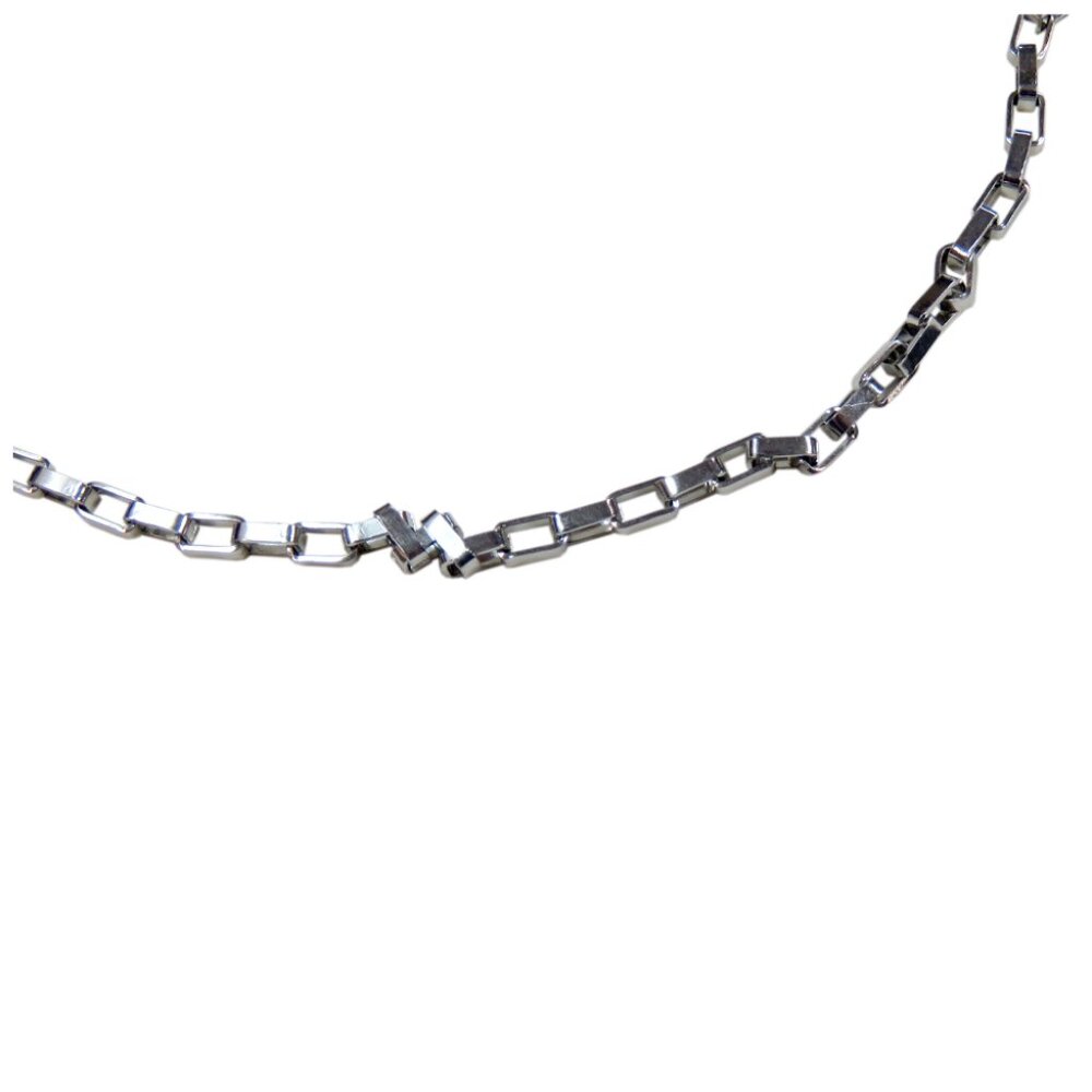 Inox Stainless Steel Polished Rectangular Box Chain - Picture 3 of 3